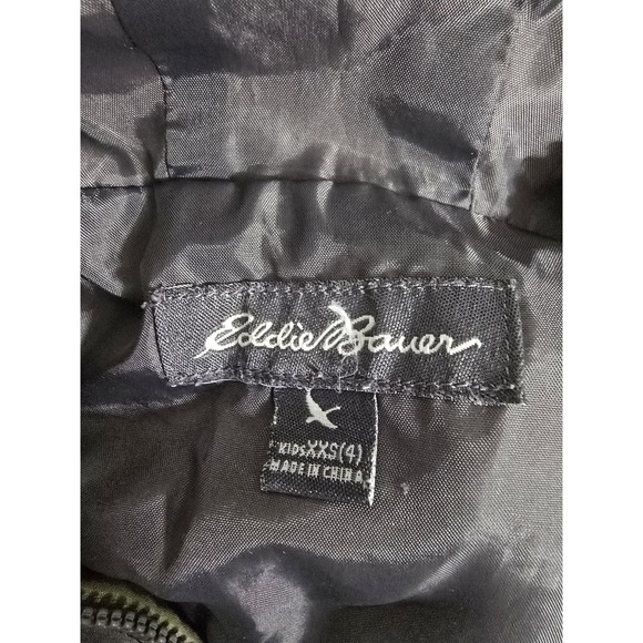 Eddie Bauer‎ Jacket Boys XXS (4) Green Lightweight - Picture 3 of 5